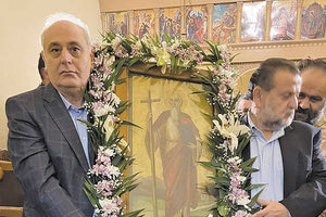 ο Παύλος Μπαριτάκης και ο Βασίλης Κεγκέρογλου βρέθηκαν μαζί στην Ενορία Αγίου Ανδρέα Αρχοντικού-Αλιτζανής για τον εσπερινό του πολιούχου του χωριού, Αγίου Ανδρέα!