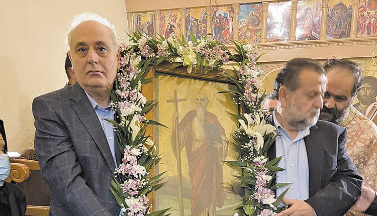 ο Παύλος Μπαριτάκης και ο Βασίλης Κεγκέρογλου βρέθηκαν μαζί στην Ενορία Αγίου Ανδρέα Αρχοντικού-Αλιτζανής για τον εσπερινό του πολιούχου του χωριού, Αγίου Ανδρέα!