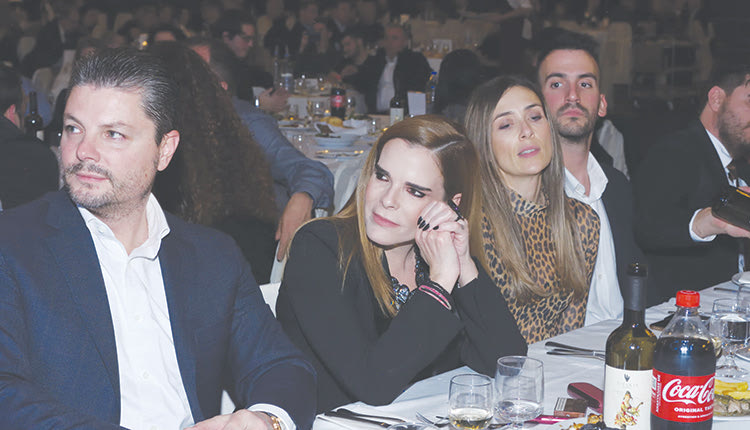 Γιάννης Παπαδάκης και Μαρίτα Καράτζη στην εκδήλωση του Συνδέσμου 