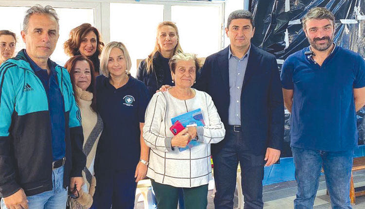  Επίσκεψη Αυγενάκη  στο κολυμβητήριο