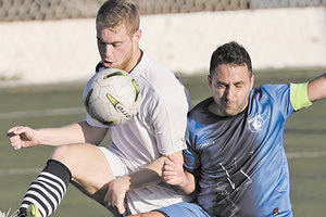 Φάση από το ματς Δίας-Μοχός.