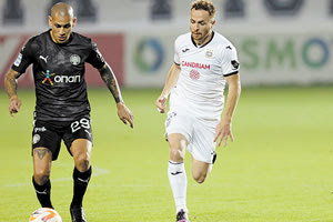 Ο Μεγιάδο σε φάση από το ματς του Σαββάτου