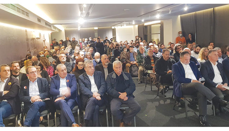 Από την εκδήλωση του ΣΥΡΙΖΑ στο Ηράκλειο