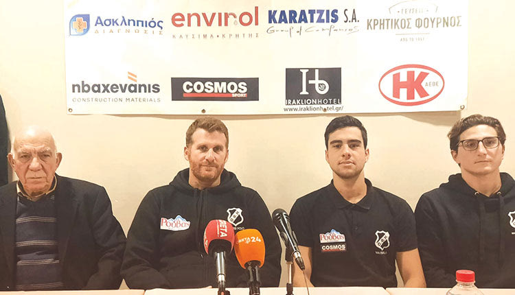 Οι κ.κ. Σπαγουλάκης, Φιτσανάκης και αθλητές του ΟΦΗ εξέφρασαν την αισιοδοξία τους για τη νέα σεζόν