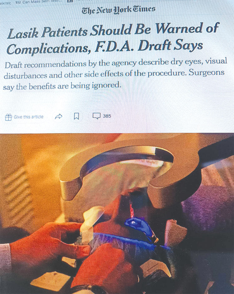 Το δημοσίευμα των New York Times στις 7 Δεκεμβρίου 