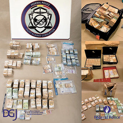 Τα χρήματα που κατέσχεσαν οι βελγικές Αρχές