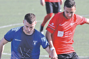 Στιγμιότυπο απο το ματς του Δία με τη Φαιστό