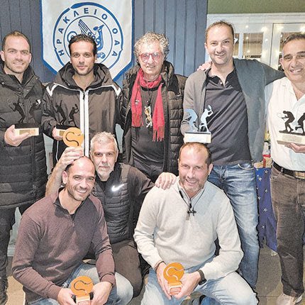 Στιγμιότυπα από τις απονομές του εσωτερικού τουρνουά του «Ηράκλειο»ΟΑΑ