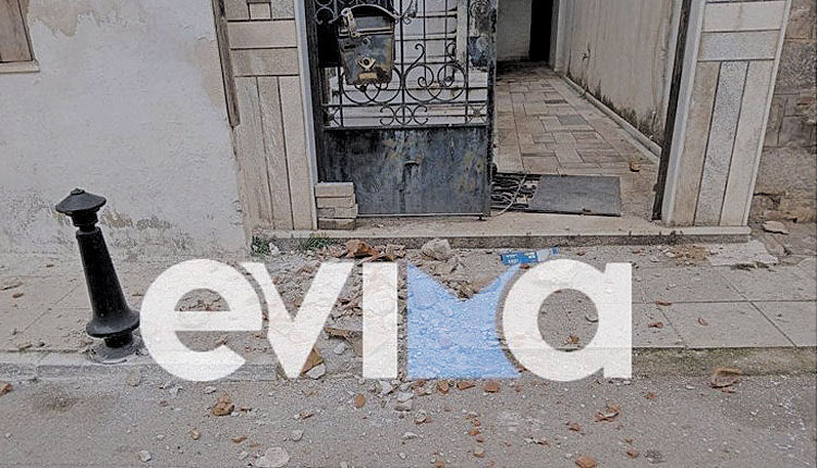 Υλικές ζημιές προκάλεσε ο σεισμός στην Εύβοια