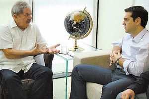 Στην ορκωμοσία του Λούλα