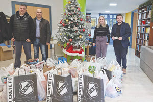 Τρόφημα παρέδωσαν στη Στέγη Ανηλίκων Ηρακλείου τα τμήματα του Ερασιτέχνη ΟΦΗ