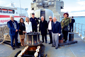 Από την επίσκεψη του δημάρχου στη φρεγάτα «Έλλη»