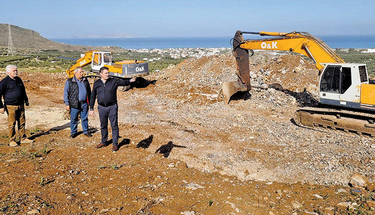 έργα κατασκευής των δικτύων του νέου βιολογικού καθαρισμού Γουρνών, Βαθειανού Κάμπου και Καρτερού