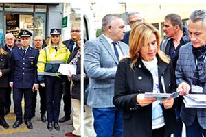 Διανομή αλκοολόμετρων παρουσία της υφυπουργού Υγείας Ζωής Ράπτη