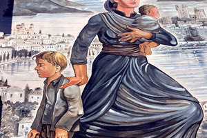 : Η ξεριζωμένη μάνα Μικρασιάτισσα σε γκράφιτι στη Νέα Αλικαρνασσό