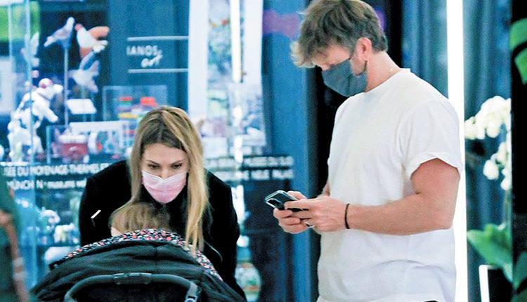 Εύα Καϊλή με τον συζυγο της Φραντζέσκο Τζιόρτζι