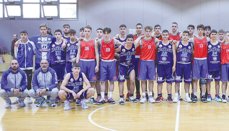 Η ομάδα Παίδων του «Ηράκλειο ΟΑΑ» που συμμετείχε στο τουρνουά του Προμηθέα