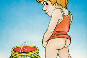 το σκίτσο είναι του Σπύρου Ορνεράκη και το… παιδάκι του Ρουσέτου Παναγιωτάκη