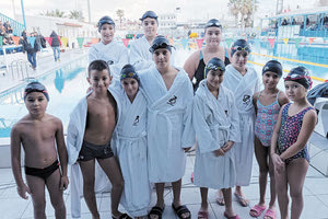 Οι κολυμβητές του ΟΦΗ που αγωνίστηκαν στην ημερίδα