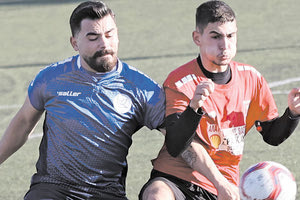 Φάση από το παιχνίδι της Μινωικής κόντρα στις Μοίρες.