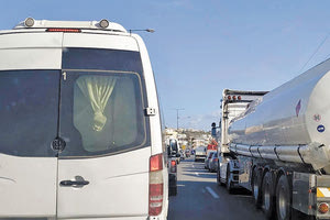 Ατελείωτες ουρές στον ΒΟΑΚ ξανά λόγω έργων