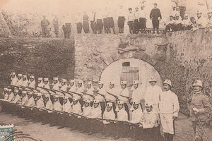 ΦΩΤΟΗΜΕΡΑΣ: Μαθητές της Κρητικής Χωροφυλακής σε επίδειξη (φωτογραφία Καβαλιέρο)