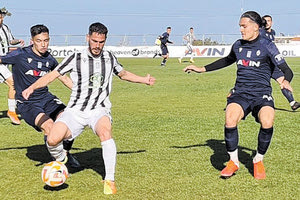 Φάση από το παιχνίδι της Επισκοπής με τον ΟΦΙ