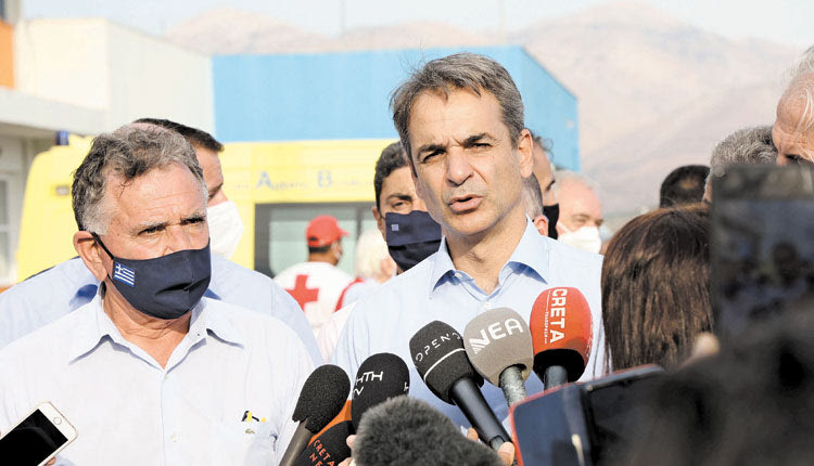 Από προηγούμενη επίσκεψη του πρωθυπουργού στην Κρήτη και συγκεκριμένα το Αρκαλοχώρι