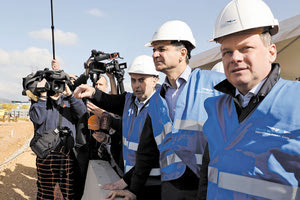 Στο εργοτάξιο στο Καστέλλι βρέθηκε ο πρωθυπουργός