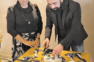 Από την κοπή πίτας της Σ.Α.Χ.