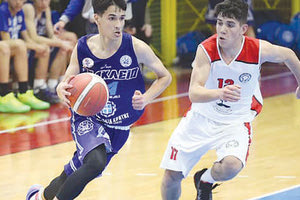 Φάση από το ματς των εφήβων Β’ Ηράκλειο - Ακρωτήρι