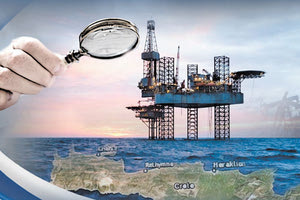 τα κοιτάσματα φυσικού αερίου στη  ν/δ  Κρήτη και κυρίως αυτά γύρω από τη Γαύδο, που είναι περίπου 3,500  τρισεκ. m3, και υπολογίζεται ότι μπορούν να καλύψουν τις ανάγκες της Ευρωπαϊκής Ένωσης επί μια 50/ετί