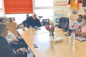 ΠΑΡΑΚΤΙΟΙ ΜΕΣΟΓΕΙΑΚΟΙ ΑΓΩΝΕΣ: Ενημέρωσε τον Βαρδαβά η Οργανωτική επιτροπή