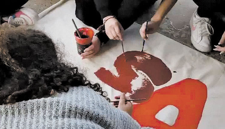 ΑΠΟ ΤΟ ΚΑΛΛΙΤΕΧΝΙΚΟ: Διαμαρτυρία με πολλή τέχνη!