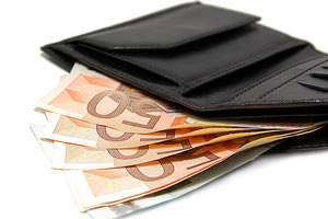 πορτοφόλι με λεφτά