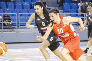 Φάση από τον ημιτελικό μπάσκετ κορασίδων ΟΑΧ-ΟΦΗ