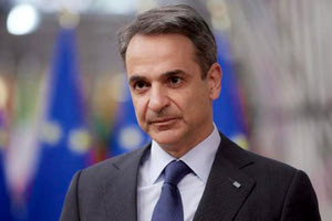 ο Έλληνας πρωθυπουργός Κυριάκος Μητσοτάκης