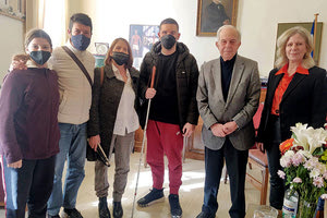 Συνάντηση δημάρχου με την Ένωση Τυφλών Κρήτης