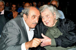 ο πρόεδρος του Παγκρήτιου Συλλόγου Φίλων Μίκη Θεοδωράκη Γιώργος Αγοραστάκης