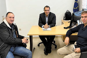 Από τη συνάντηση Σενετάκη με τους εκπροσώπους των συμβασιούχων της Λότζια