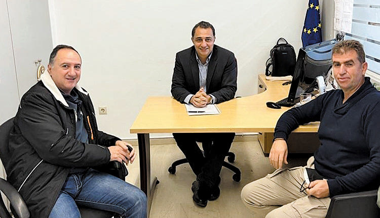 Από τη συνάντηση Σενετάκη με τους εκπροσώπους των συμβασιούχων της Λότζια