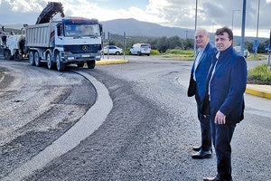 Επίσκεψη στο εργοτάξιο Γαζέπι Μύλος από Νίκο Συριγωνάκη και Παύλο Μπαριτάκη