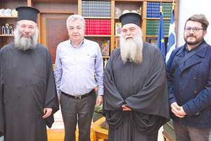 Συνάντηση Αρναουτάκη με τον μητροπολίτη Ρεθύμνης και Αυλοποτάμου κ. Πρόδρομο