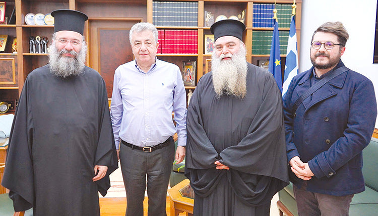 Συνάντηση Αρναουτάκη με τον μητροπολίτη Ρεθύμνης και Αυλοποτάμου κ. Πρόδρομο