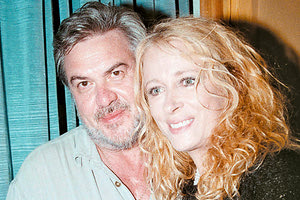 Ο σκηνοθέτης Ερρίκο Ανδρέου με την ηθοποιό Νόρα Βαλσάμη