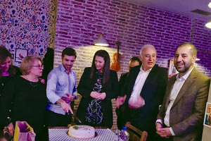 στην κοπή της πίτας της Μικτής Χορωδίας της Περιφερειακής Ενότητας Ηρακλείου