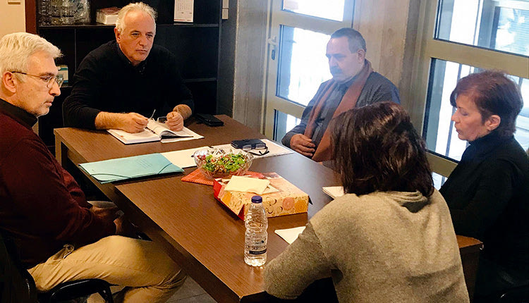 Σύσκεψη με τους προϊσταμένους των Κέντρων Εξυπηρέτησης Πολιτών του Δήμου Ηρακλείου