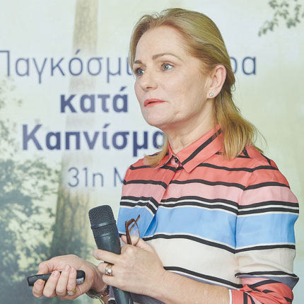 Η διευθύντρια ΕΣΥ της Πνευμονολογικής Κλινικής του Πανεπιστημιακού Νοσοκομείου κ. Ιωάννα Μητρούσκα