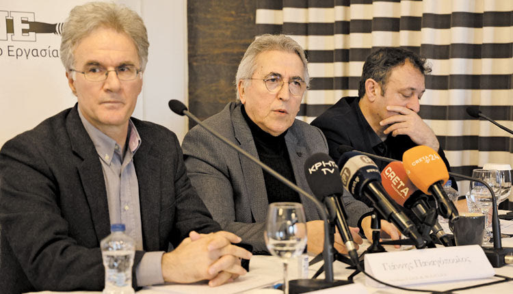 Οι κ.κ. Αργείτης, Παναγόπουλος και Βοργιάς