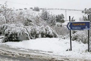 Ενδεχομένως να δούμε χιόνια και κοντά στο Ηράκλειο